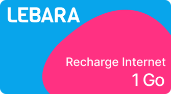 Recharge Internet Lebara 1 Giga